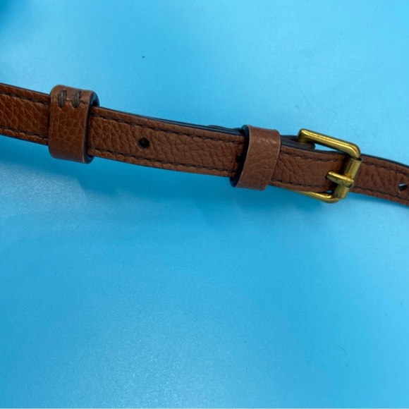 Vintage Fossil RARE Gemma Crossbody Pebble Leather Bag 10”w x 8”h x 1.5”d - Picture 7 of 9